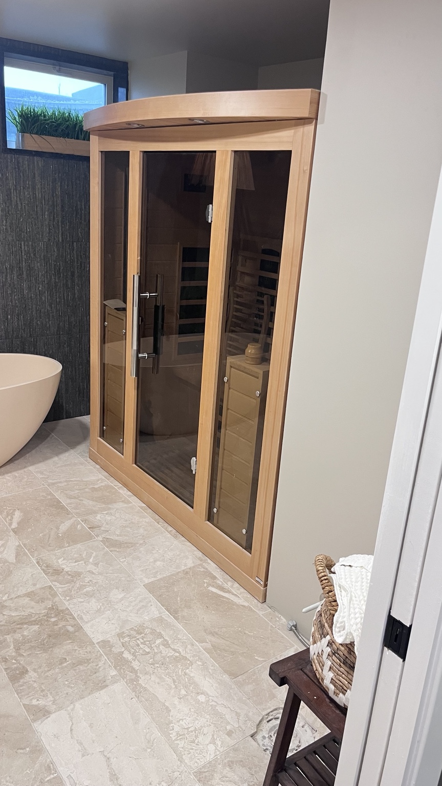 Bathroom Remodel with Sauna