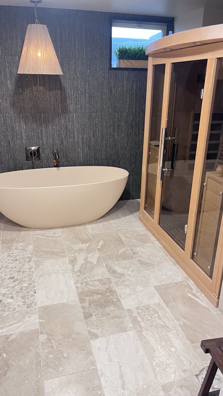 Bathroom Remodel with Freestanding Tub