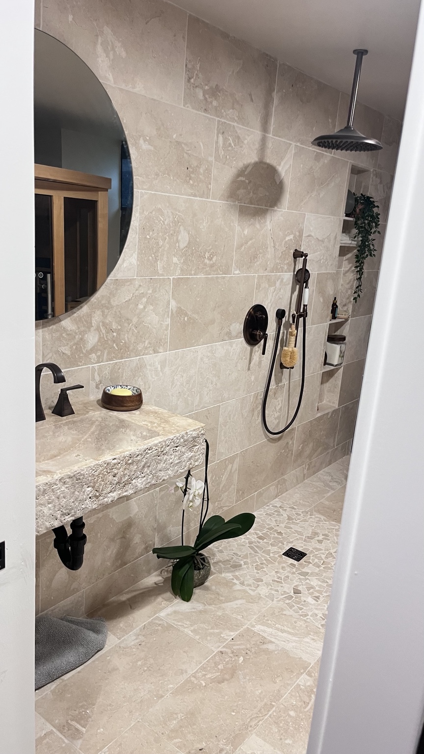 Walk In Shower Remodel