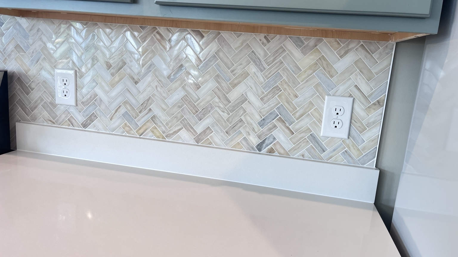 Herringbone Backsplash