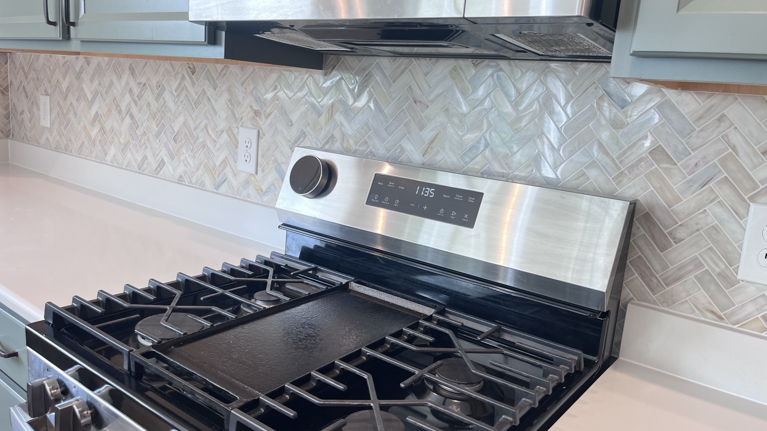 Herringbone Backsplash